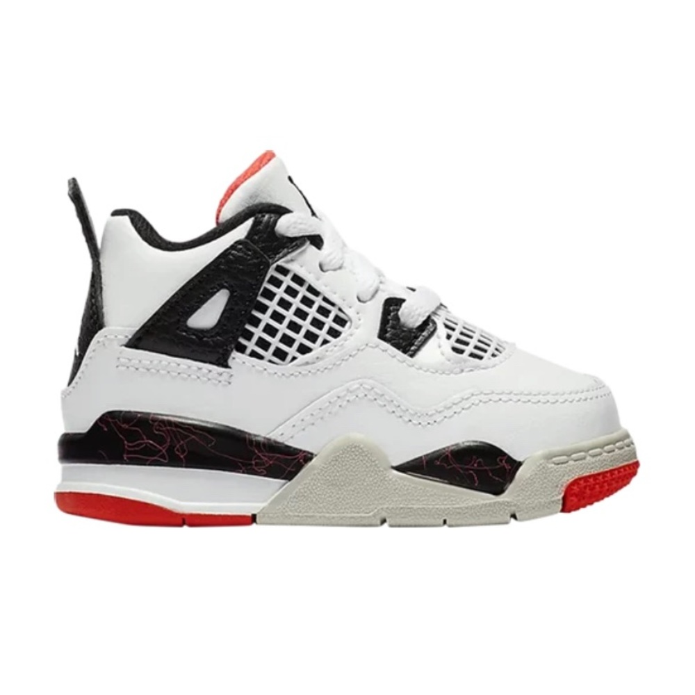Toddler Air Jordan 4 Retro Sneakers “Pale Citron”